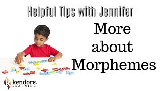 More about Morphemes⎪Kendore LearningSyllables Learning Center [upl. by Gunzburg]