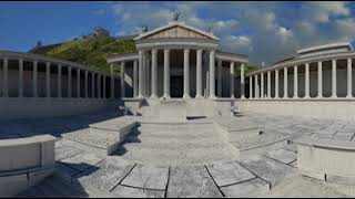 Ricostruzione del Capitolium VIDEO 360 [upl. by Helban]