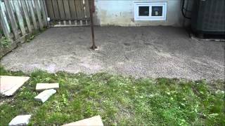 How To Create A Stone Patio With Pavers COMPLETE Tutorial [upl. by Aliza479]