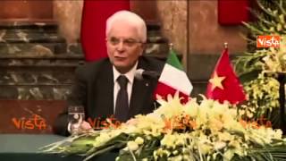 MATTARELLA TRA ITALIA E VIETNAM PARTENARIATO STRATEGICO [upl. by Nailij97]