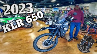 2023 Kawasaki KLR 650 ADVENTURE Walk Around [upl. by Adraynek]