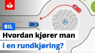 Hvordan kjører man i en rundkjøring [upl. by Aicilec237]