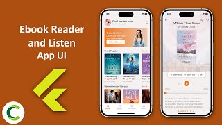 Ebooks Reader and Audiobooks Listen App template in Flutter [upl. by Netsua]