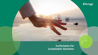 Surfactants for Sustainable Solutions [upl. by Alesiram89]