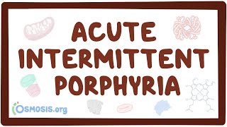 Acute Intermittent Porphyria  an Osmosis Preview [upl. by Nivel]