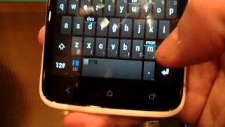 TouchPal Wave moitié Swype moitié BlackBerry Z10 MWC 2013 [upl. by Lody]