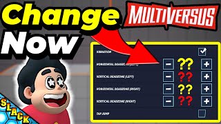 CHANGE THESE SETTING NOW in Multiversus [upl. by Tirrej703]