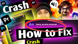 FIX PREMIERE PRO CRASH issues PERMANENTLY 100 in 2024 [upl. by Nesto]