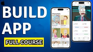 Build iOS App Full Course  Rick amp Morty App  2023  Swift [upl. by Lleneg]