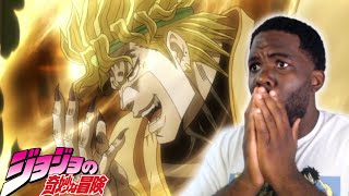 DIOS WORLD  STARDUST CRUSADERS JJBA Pt 3 FINALE Ep 45 46 47 48  REACTION [upl. by Enaz300]