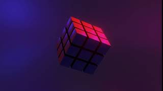 Rubiks Cube Animation Made In Blender 28  Eevee  Shorts  Blender Creations [upl. by Enaamuj]