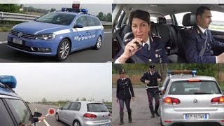 Polizia Stradale in azione il corretto uso delle cinture di sicurezza anche posteriori [upl. by Ellard768]