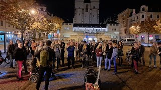 Montagsdemo der Bewegung Halle am 21102024 [upl. by Kiernan517]