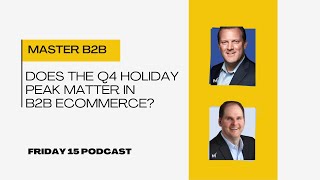 Does the Q4 Holiday Peak Matter in B2B eCommerce [upl. by Runstadler]