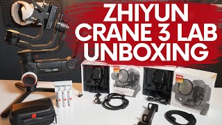 ZHIYUN CRANE 3 LAB UNBOXING [upl. by Nanice]