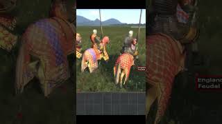 Medieval II Total War 1vs1 Feudal Knights vs Armoured Sergeants Bracing REMATCH [upl. by Airotna]