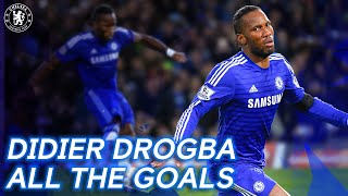 EVERY Didier Drogba Chelsea Goal  Best Goals Compilation  Chelsea FC [upl. by Ileane504]