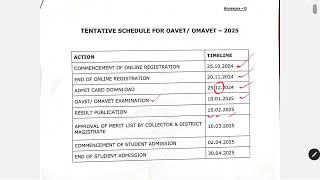 Odisha Adarsha Vidyalaya 20242025 Notification OAV Entrance Exam2025 [upl. by Campball]