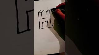 3D letter H [upl. by Severn533]