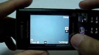 Sony Ericsson K800i demorun through [upl. by Oiluj120]