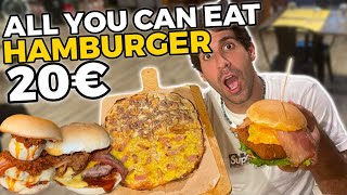 HAMBURGER ALL YOU CAN EAT 20 EURO A ROMA IMPOSSIBILE [upl. by Olympium]