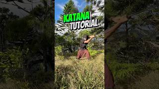 Katana Combo Fight Choreography tutorial samurai sword [upl. by Aisyla]