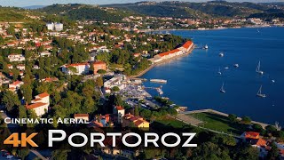 PORTOROZ 🇸🇮 4K Drone  Portorose SLOVENIA [upl. by Butte]