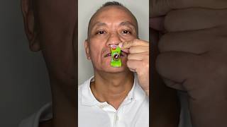 ASMR AMOS HALLOWEEN BUBBLE GUM EYEBALL CANDY GREEN APPLE FL [upl. by Urba191]