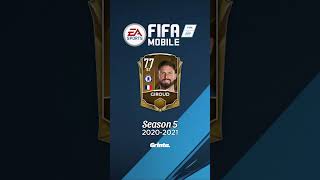 Olivier Giroud  FIFA Mobile Evolution  fifamobile fifa fcmobile [upl. by Arbe]