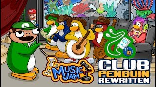 Luigi Plays CLUB PENGUIN REWRITTEN MUSIC JAMMM [upl. by Adnahcal]