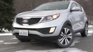 2013 Kia Sportage  Drive Time Review with Steve Hammes  TestDriveNow [upl. by Enyledam]