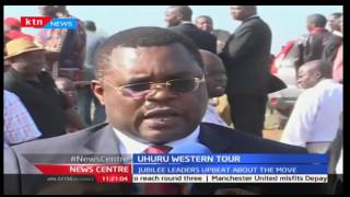 News Center Bungoma Governor Kenneth Lusaka awaits President Uhuru Kenyatta on Government tour [upl. by Asirahc]