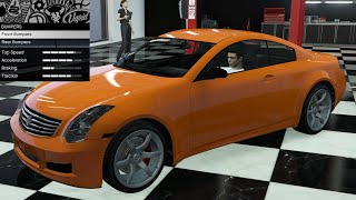 GTA 5  DLC Vehicle Customization  Fathom FR36 Infiniti G35 Coupe [upl. by Tsiuqram183]