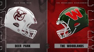 Deer Park HS at The Woodlands HS [upl. by Benji177]