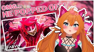 CATGIRL REACTS  ALASTOR SONG quotCant Be Savedquot  FabvL Hazbin Hotel [upl. by Eednac]