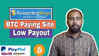 RewardingWays Review  BTC Paying Survey Site with Fast Payout [upl. by Tyler]