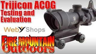 Trijicon ACOG TA01NSN Review and Demonstration 1st person POV [upl. by Rfinnej]