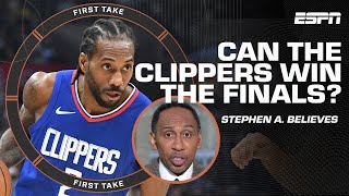 Clippers are the BIGGEST THREAT to Nuggets 👀  Stephen A BELIEVES in the Clippers 🏆  First Take [upl. by Lehctim]