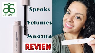 Arbonne Speaks Volumes Mascara Review [upl. by Eiral]