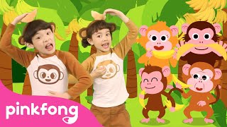 Monkey Banana Dance  Baby Monkey  Dance Along Song  Pinkfong Kids Songs [upl. by Eimor]