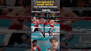 PACQUIAOS MOVE THAT SURPRISED EVERYONE boxing shorts [upl. by Olcott]