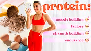 Protein Explained Muscle Strength Fat Loss  Endurance [upl. by Ciryl]