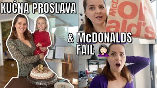 KUĆNA PROSLAVA ANNINOG ROĐENDANA I VLOG  mama 4 djece [upl. by Elyk409]