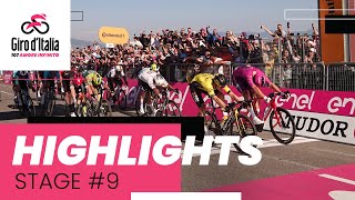 Giro dItalia 2024  Stage 9 Highlights [upl. by Adnorahc179]