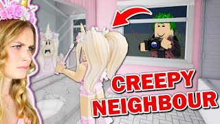 I CAUGHT My Neighbour STALKING ME In Bloxburg Roblox [upl. by Rachel397]