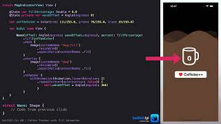 SwiftUI FYI 💡 Coffee Fill Animation ☕️🔥 [upl. by Zenia220]