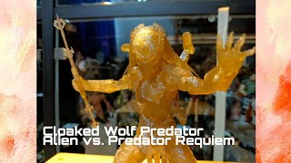 NECA Alien vs Predator Requiem Cloaked Wolf Predator Action Figure Review [upl. by Newby643]