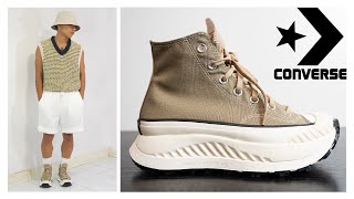 How To Style Converse Chuck 70 ATCX Most Comfortable Platform Sneaker And Reviews [upl. by Eirahs]