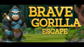 G4K Brave Gorilla Escape Game Walkthrough [upl. by Rhiamon114]