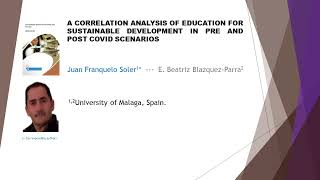 A Correlation Analysis of Education for Sustainable Development IJEP 2022 101 1 10 [upl. by Auqenwahs]